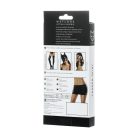Fényes fényes Wetlook szoknya CAMREN - fekete