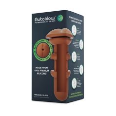 Autoblow A.I. Silicone Anus Sleeve - Brown_B0O50_1