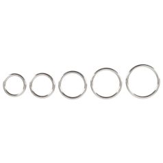 Bad Kitty Set of 5 Metal Rings