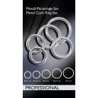 Bad Kitty Set of 5 Metal Rings