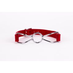   Calf Softy Leather Top and Lamb Leather Padding with Stainless Steel Mouth Piece Red