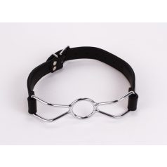   Calf Softy Leather Top and Lamb Leather Padding with Stainless Steel Mouth Piece Black
