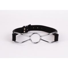   Calf Softy Leather Top and Lamb Leather Padding with Stainless Steel Mouth Piece Black