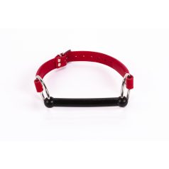   Calf Softy Leather Top and Lamb Leather padding with Silicone Mouth Piece Red