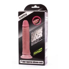 7" Dual-Layered Silicone Nature Cock Flesh