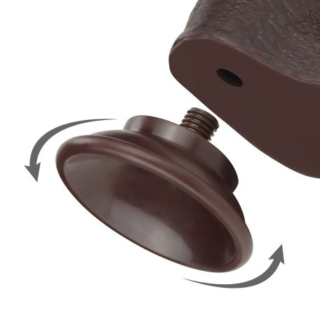 9,0'' Sliding Skin Dual Layer Dong Black