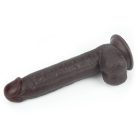 9,0'' Sliding Skin Dual Layer Dong Black
