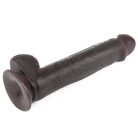 9,0'' Sliding Skin Dual Layer Dong Black