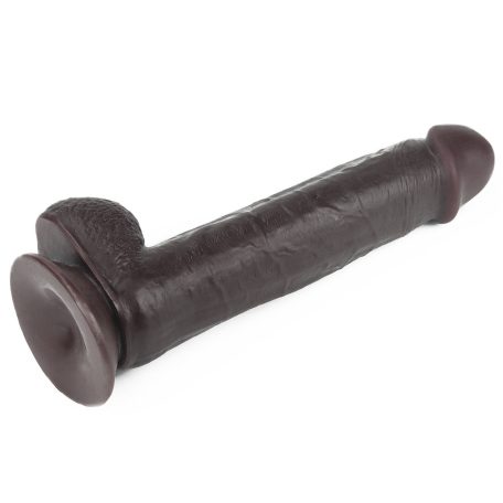 9,0'' Sliding Skin Dual Layer Dong Black