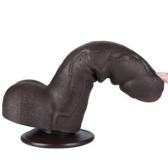 7'' Sliding Skin Dual Layer Dong Black_B15O50_3