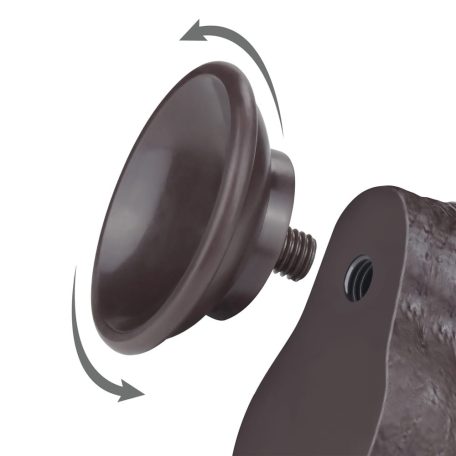 7'' Sliding Skin Dual Layer Dong Black_B15O50_3