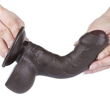 7'' Sliding Skin Dual Layer Dong Black_B15O50_3