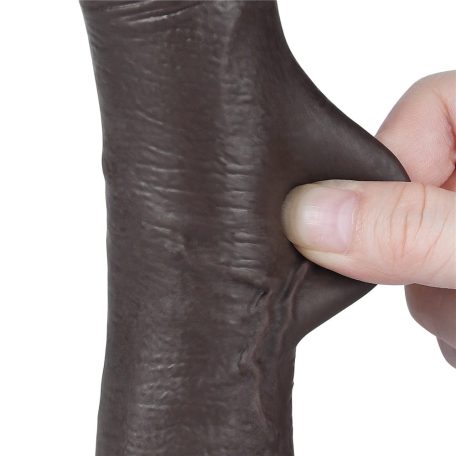 7.5'' Sliding Skin Dual Layer Dong Black I_B15O50_3