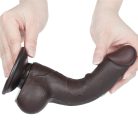 7.5'' Sliding Skin Dual Layer Dong Black II_B15O50_3