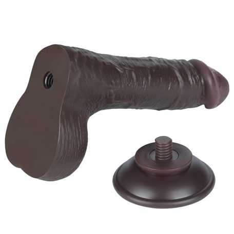 7.5'' Sliding Skin Dual Layer Dong Black III_B15O50_3