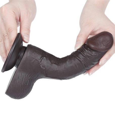 7.5'' Sliding Skin Dual Layer Dong Black III_B15O50_3
