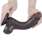 8'' Sliding Skin Dual Layer Dong Black I_B15O50_3