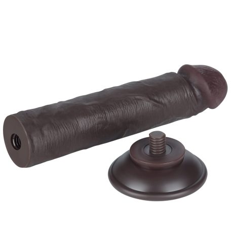 8'' Sliding Skin Dual Layer Dong Black II_B15O50_3