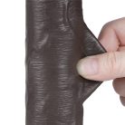 8'' Sliding Skin Dual Layer Dong Black II_B15O50_3