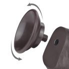 8'' Sliding Skin Dual Layer Dong Black III_B15O50_3