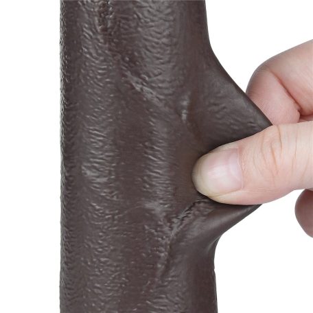 8.5'' Sliding Skin Dual Layer Dong Black I_B15O50_3