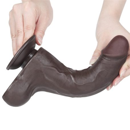 8.5'' Sliding Skin Dual Layer Dong Black II_B15O50_3