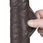 9.5'' Sliding Skin Dual Layer Dong Black_B15O50_3