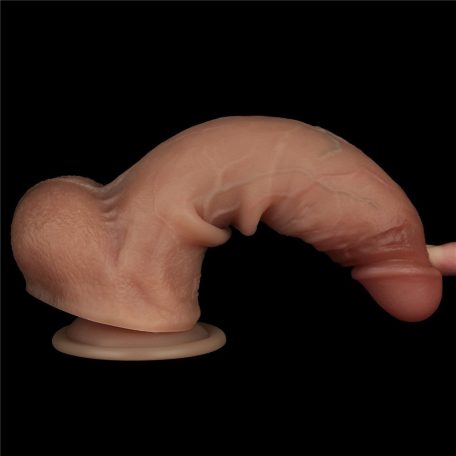 8.5'' Sliding Skin Pro Dual Layer Silicone Dong I