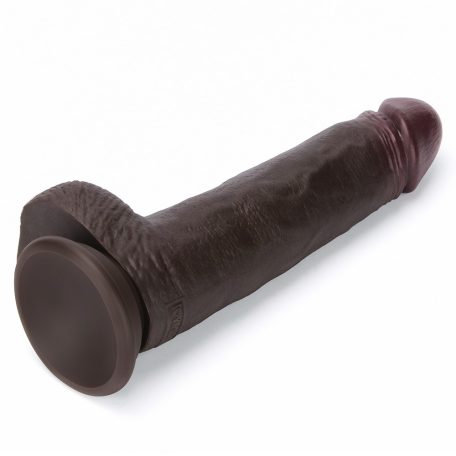 8.5'' Sliding Skin Pro II Dual Layer Silicone Dong (Black)