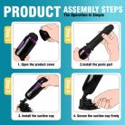 Hiram hand-free thrusting pocket dildo machine