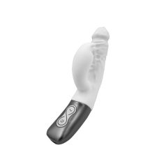   TITANZ 7" SILICONE RECHARGEABLE VIBRATOR IN IVORY WHITE_B15O25_4