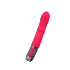   TITANZ 7" SILICONE RECHARGEABLE VIBRATOR IN PINK_B0O25_4