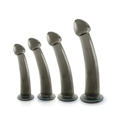 Black Axinite 4 in 1 Anal Plug Kit Set
