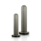 Black Axinite 2 in 1 Anal Plug Kit Set