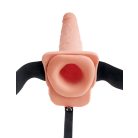 7" Squirting Hollow Strap-on Light/Black