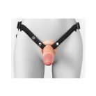 6" Silicone Hollow Strap-on - Dual Density
