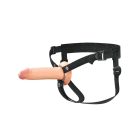 7" Silicone Hollow Strap-on - Dual Density