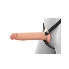 9" Silicone Hollow Strap-On Dual Density