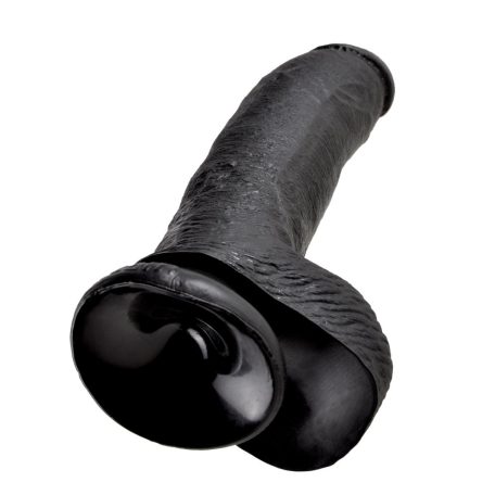 9" Cock with Balls  Black