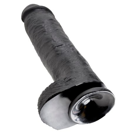 11" Cock with Balls Black