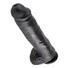 11" Cock with Balls Black