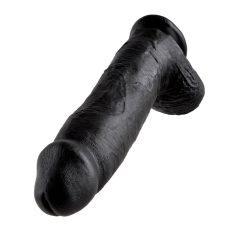12" Cock with Balls Black