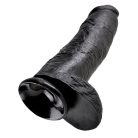12" Cock with Balls Black