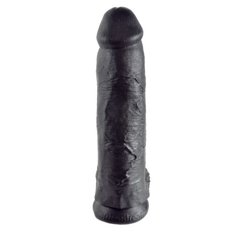 12" Cock with Balls Black