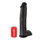 15" Cock with Balls  Black