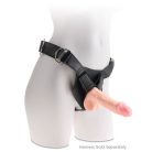 8" Triple Density Fat Cock with Balls Light