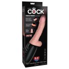 6.5" Thrusting Cock with Balls - Triple Threat Light