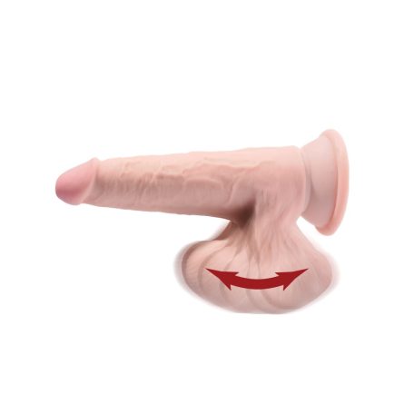 6" Triple Density Cock With Swinging Balls   Light