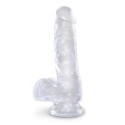6" with balls Clear