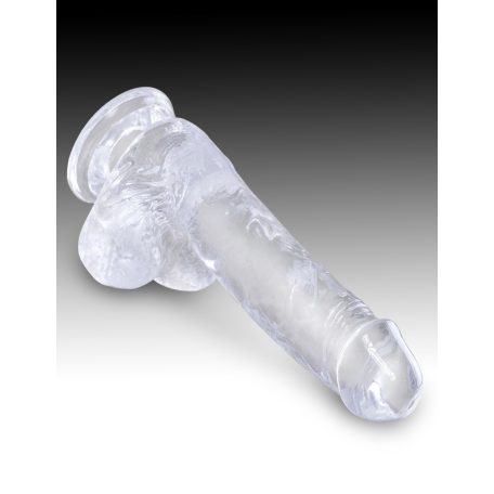 6" with balls Clear